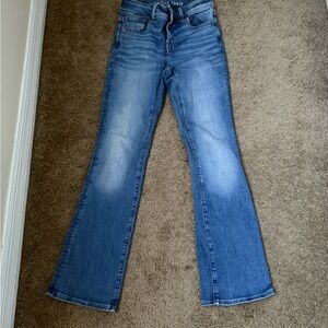 American Eagle Outfitters Light Blue Flare Jeans